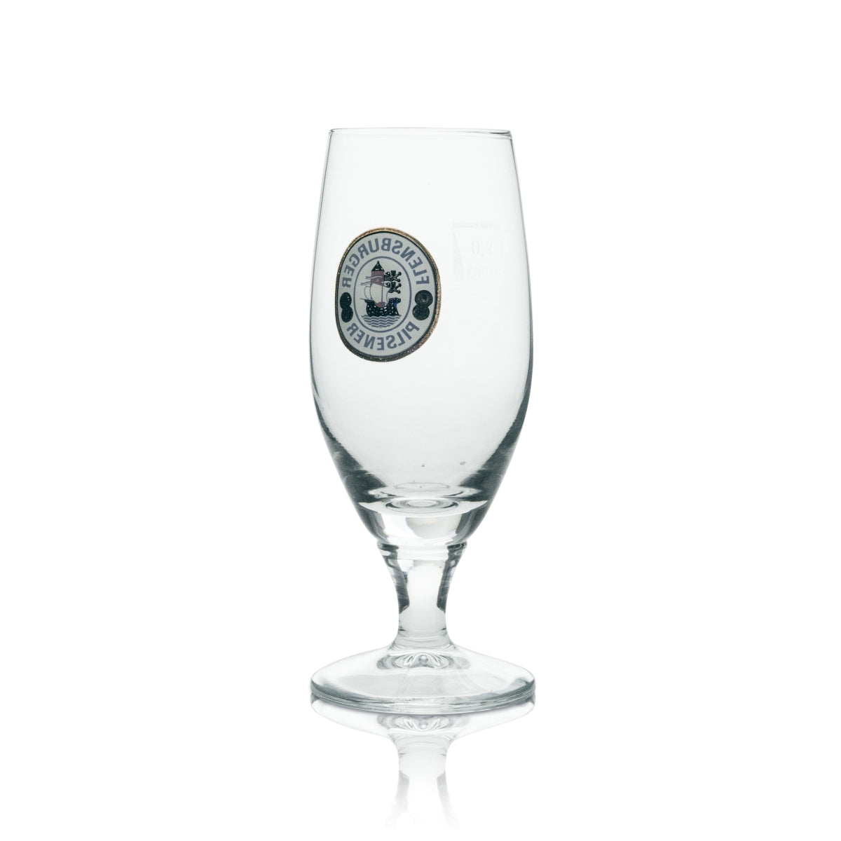 12x Flensburg beer glass trophy Rolinck 200ml rastal – View 3