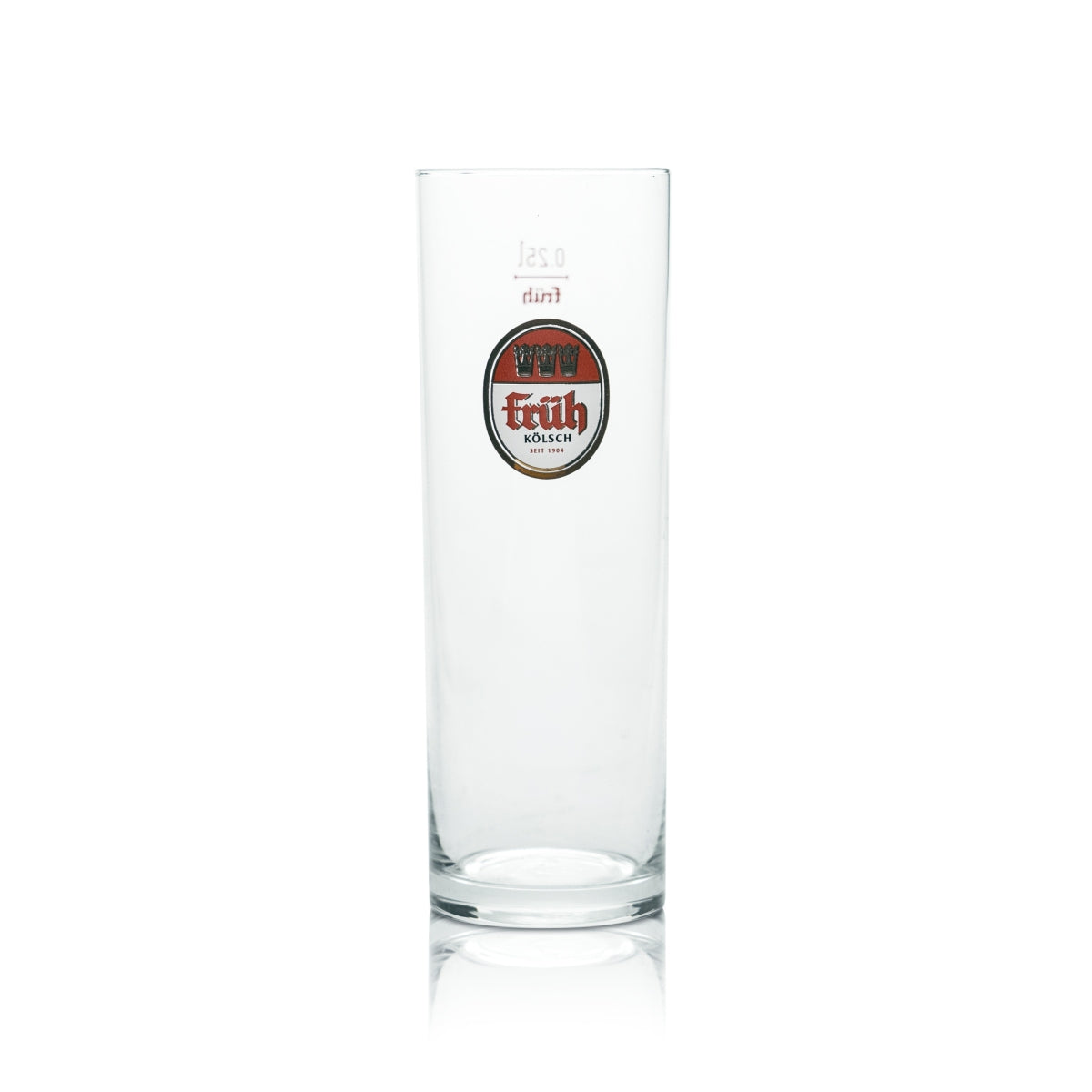 12x Früh Kölsch Glass 0.25l Kölsch Beer Mug Glasses Brewery Pub Bar – View 2