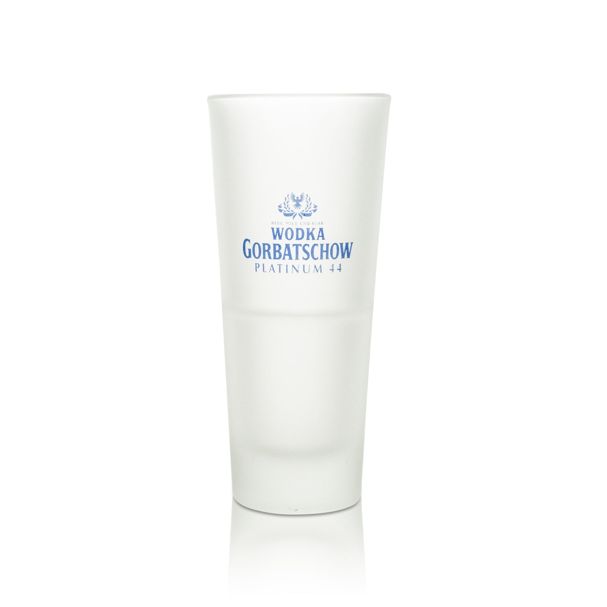 12x Gorbatschow Vodka Glass Long Drink Milk Glass 296ml Stackable – View 2