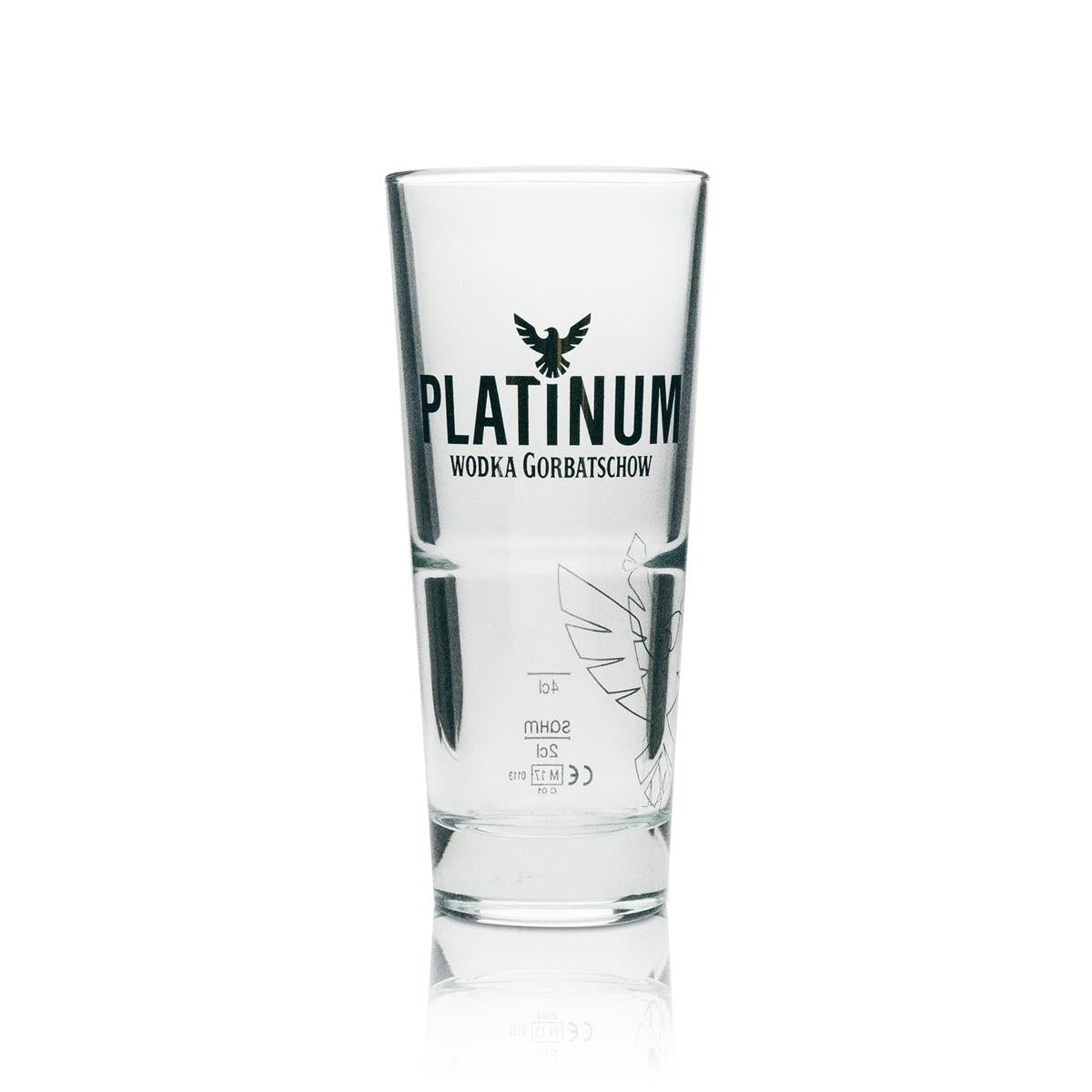 12x Gorbatschow Vodka Long Drink Glass Platinum 290ml – View 2