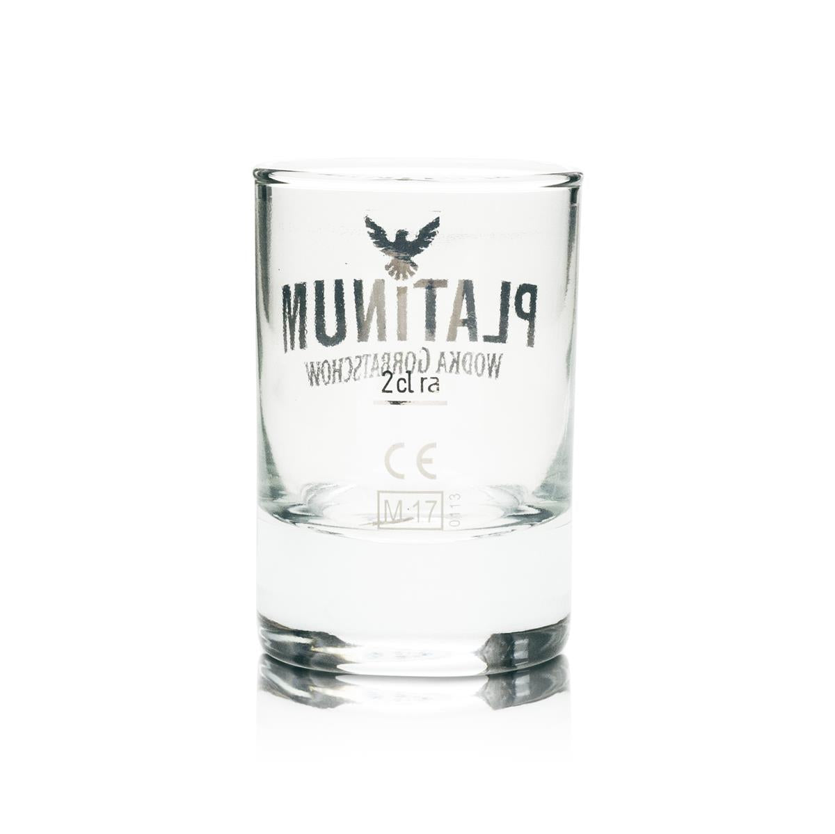 12x Gorbatschow Vodka Shot Glass Platinum 2cl – View 3