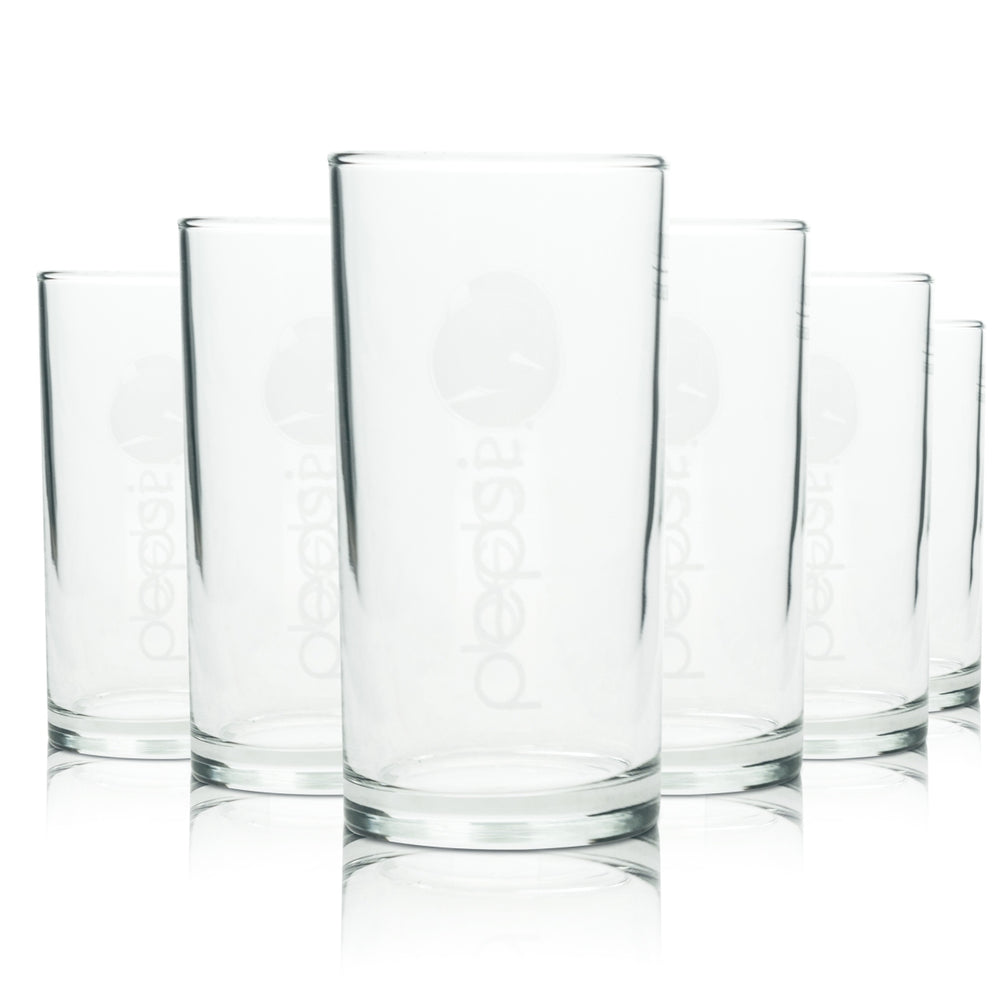 12x Pepsi soft drink glass 0.2l cup with logo Rastal Gastro Cola glasses Kola Hotel