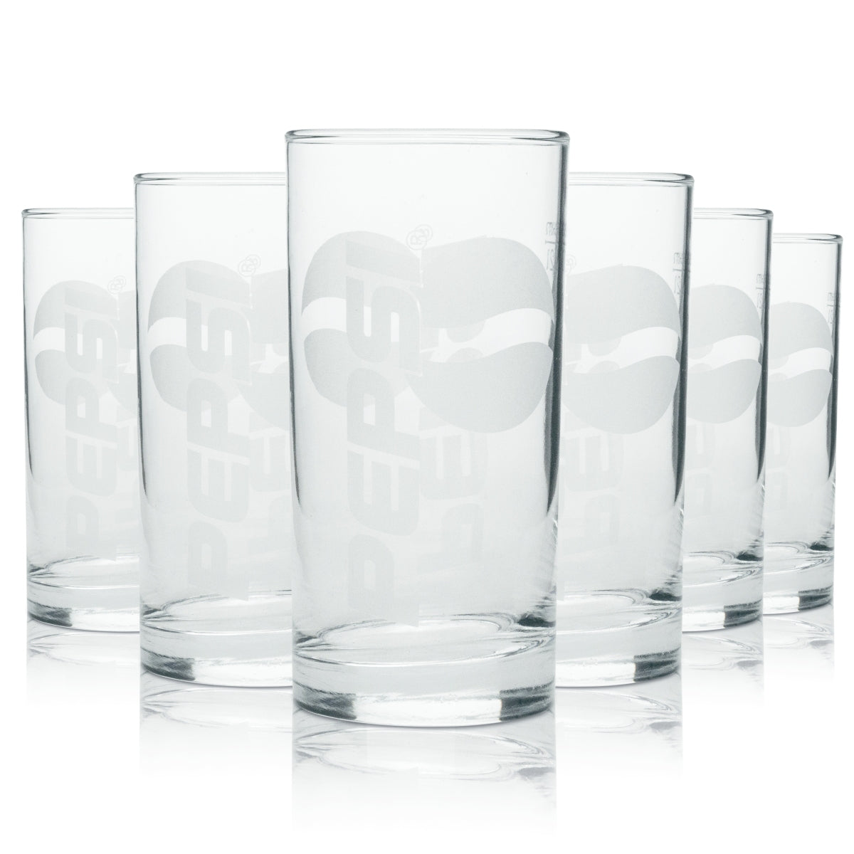 12x Pepsi soft drink glass long drink 200ml Amsterdam rastal