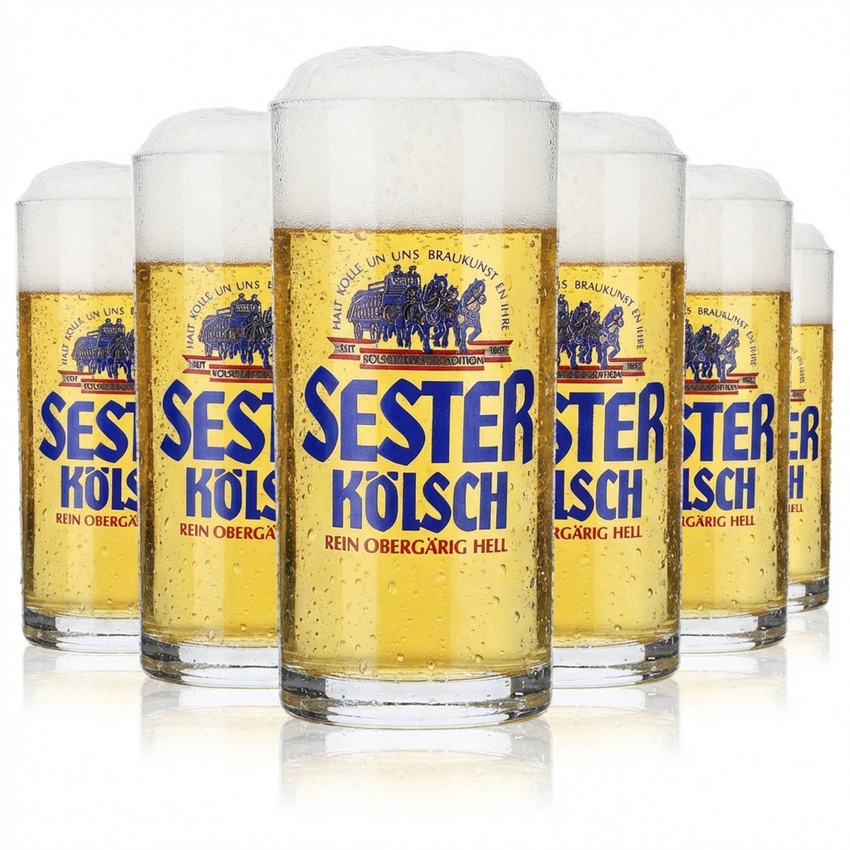 12x Sester Kölsch beer glasses Kölsch glasses 0.18l glasses mugs bar