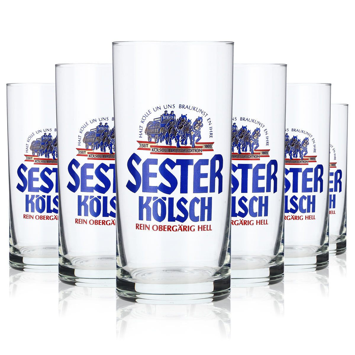 12x Sester Kölsch beer glasses Kölsch glasses 0.18l glasses mugs bar – View 5