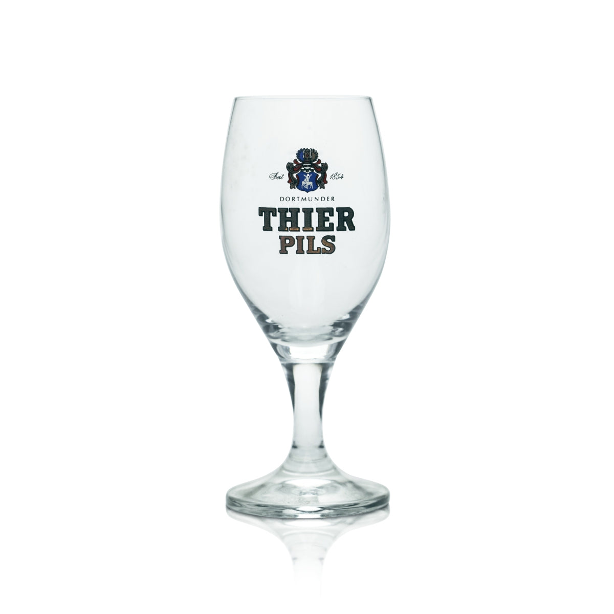 12x Thier Glass 0.2l Tulip Cup Pilsner Glasses Dortmund Brewery Gastro Oak – View 2