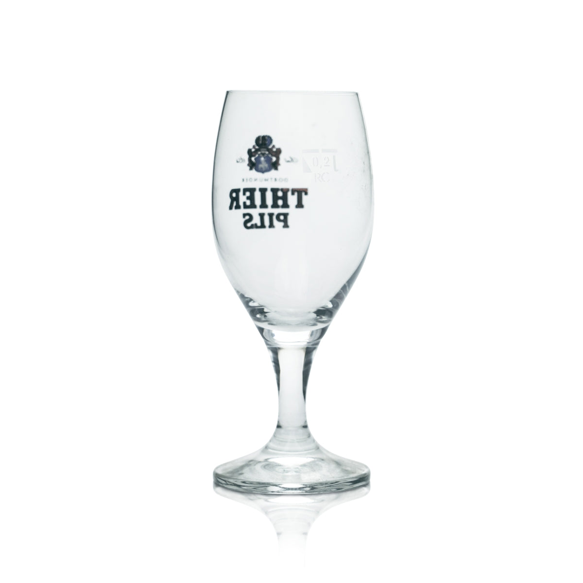 12x Thier Glass 0.2l Tulip Cup Pilsner Glasses Dortmund Brewery Gastro Oak – View 3