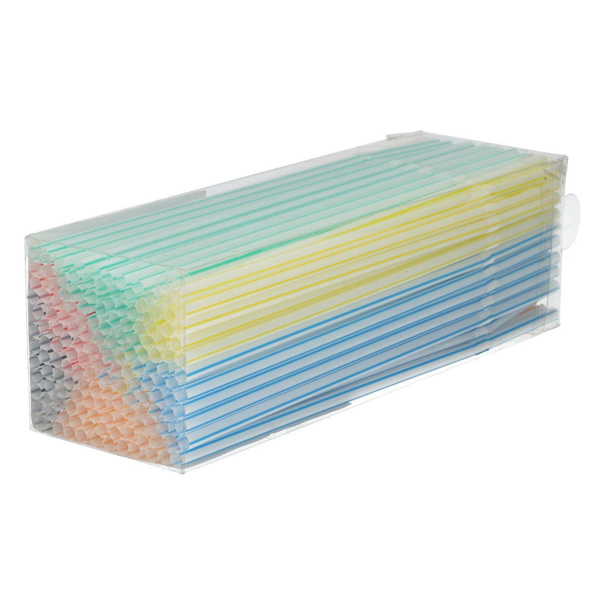 150 Assorted Bendable Drinking Straws, 0.5 x 21 cm, Plastic, Party, Cocktail