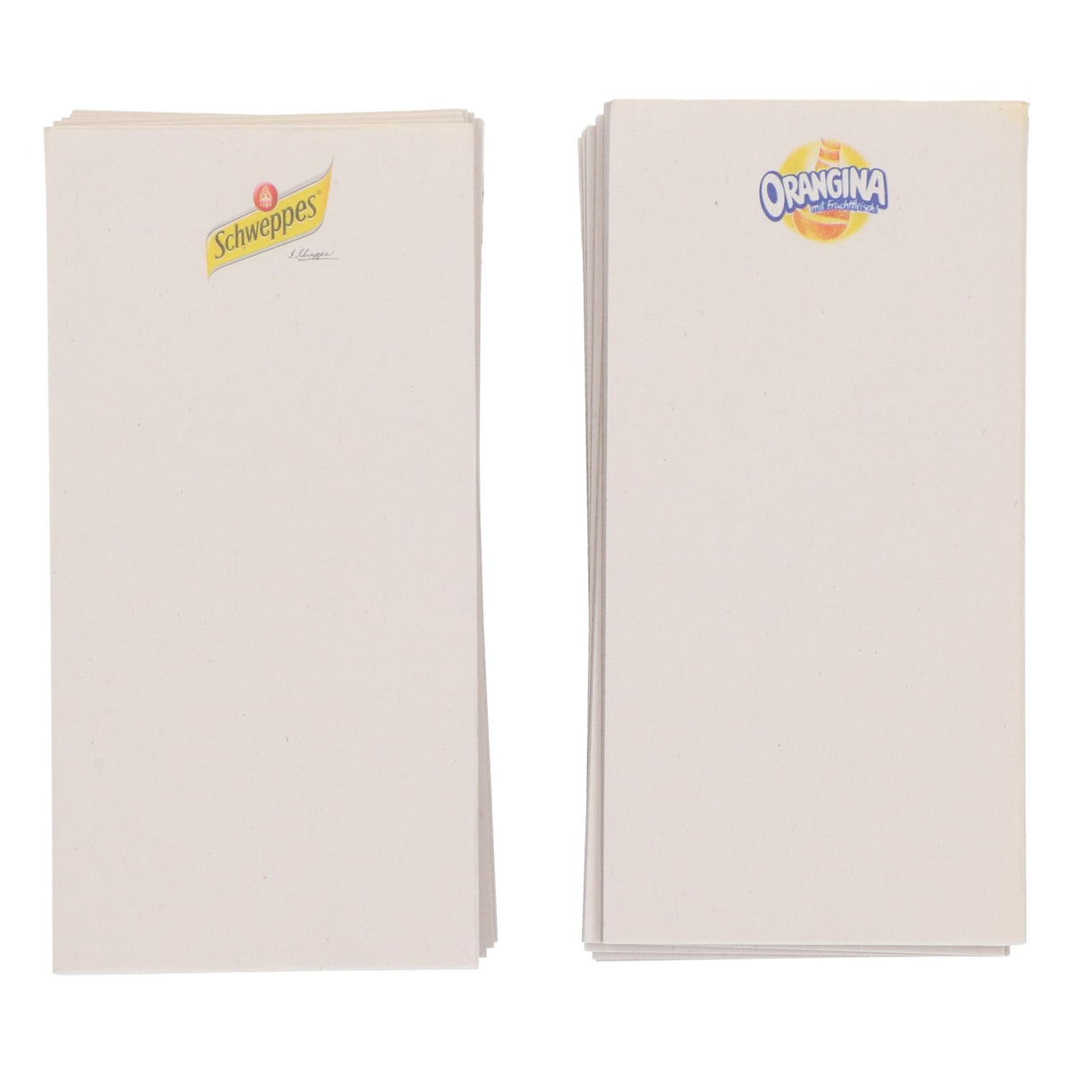 18x Schweppes Orangina waiter's pad set notepad gastro bar accessories service – View 2