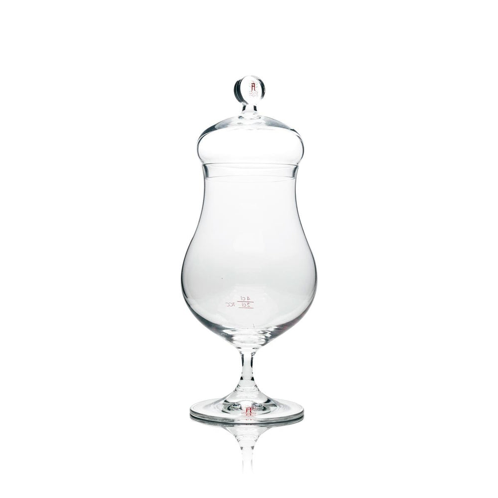 1x Asbach Uralt Liqueur Glass 0.2l "Geniesserglas" Small with Lid