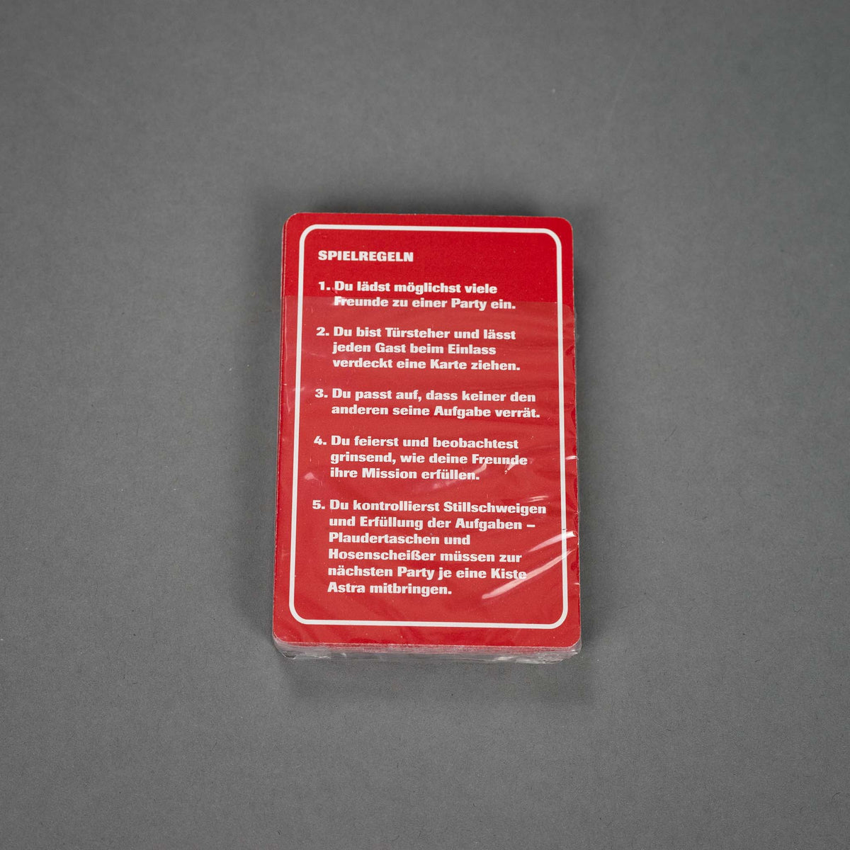 1x Astra Beer Card Game Duty or Duty Red – View 4