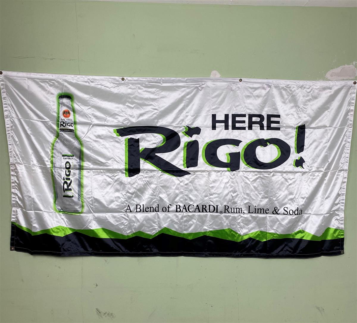 1x Bacardi Rum Flag Rigo 2.5x1.25