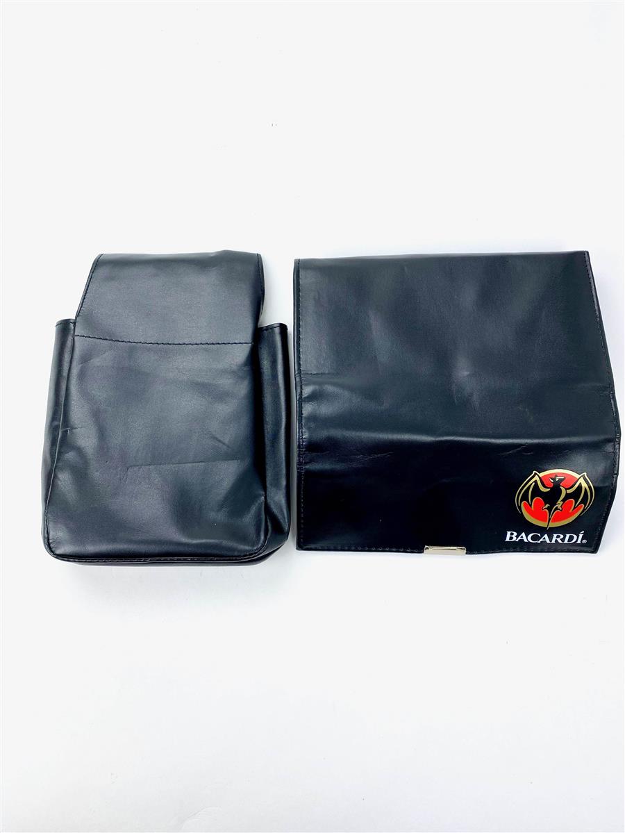 1x Bacardi Rum wallet and holder black imitation leather – View 3