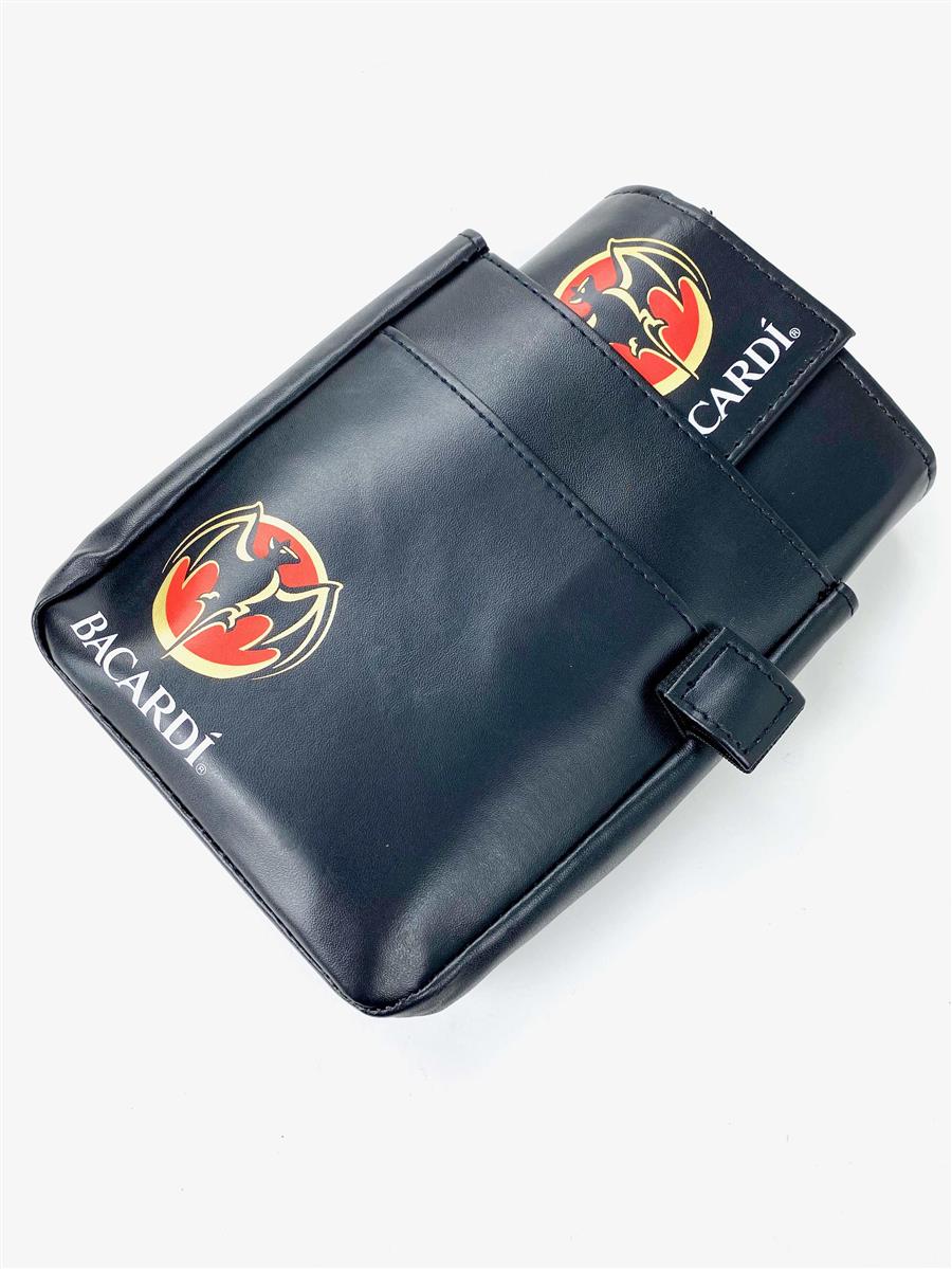 1x Bacardi Rum wallet and holder black imitation leather – View 4