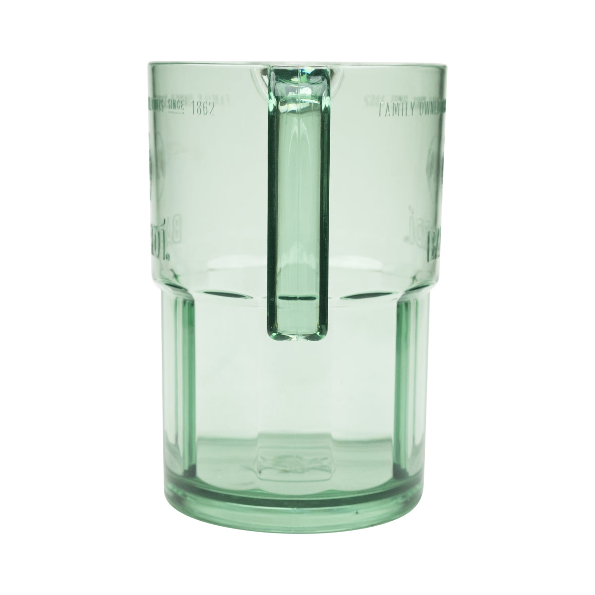1x Bacardi Rum Glass Plastic Carafe with Handle – View 3