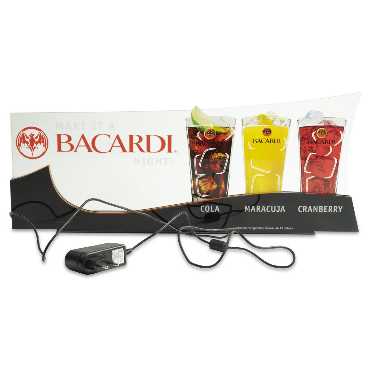 1x Bacardi Rum Neon Sign Cocktail Sign Bacardi Night – View 3