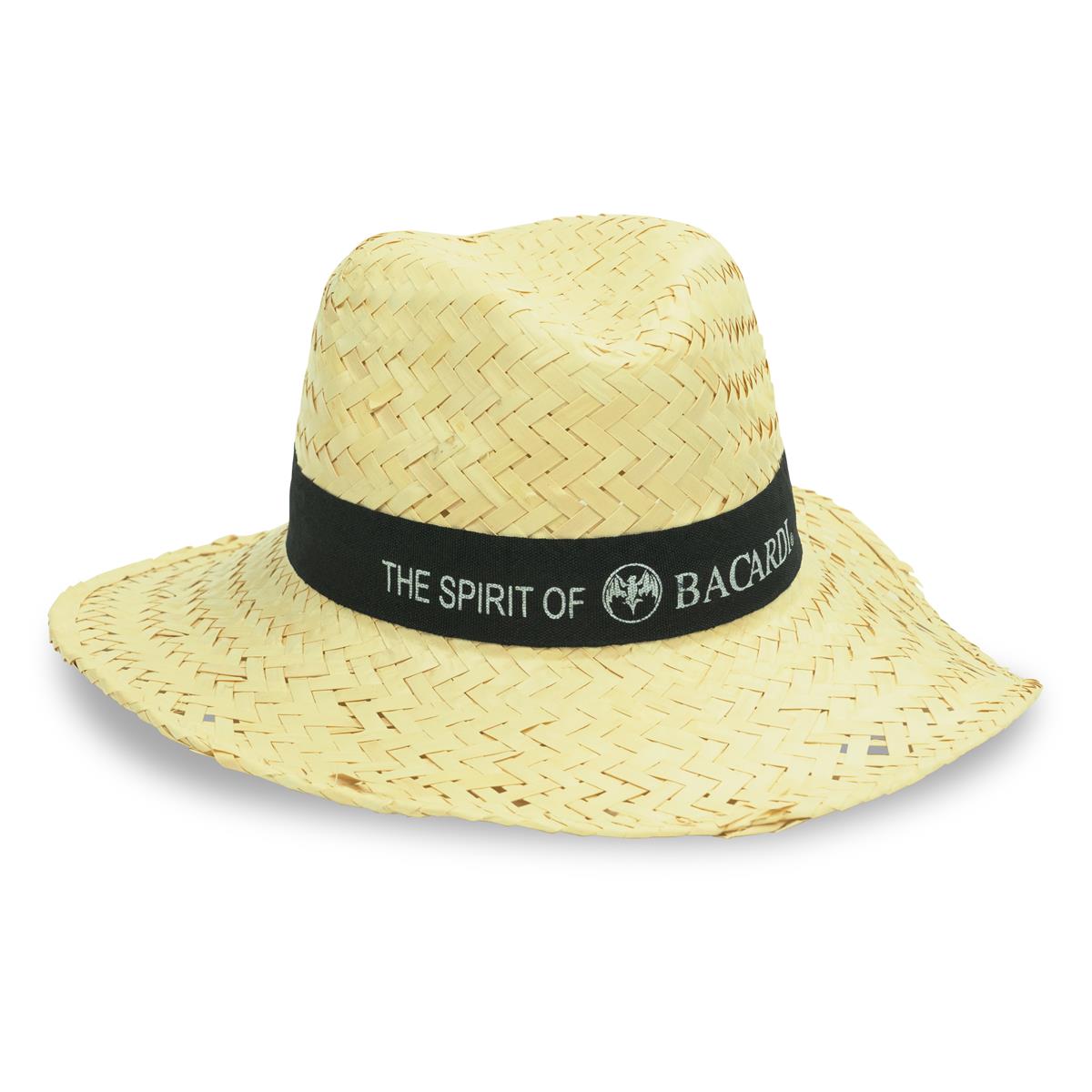 1x Bacardi Rum Straw Hat, natural The Spirit of Bacardi