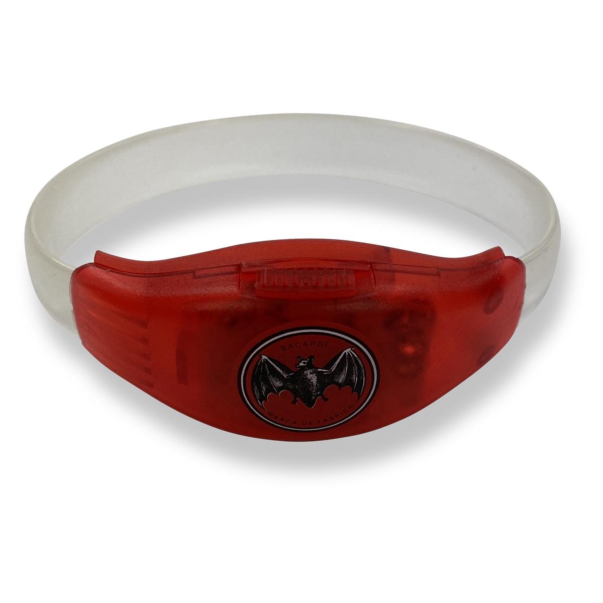 1x Bacardi Whiskey Bracelet LED Red