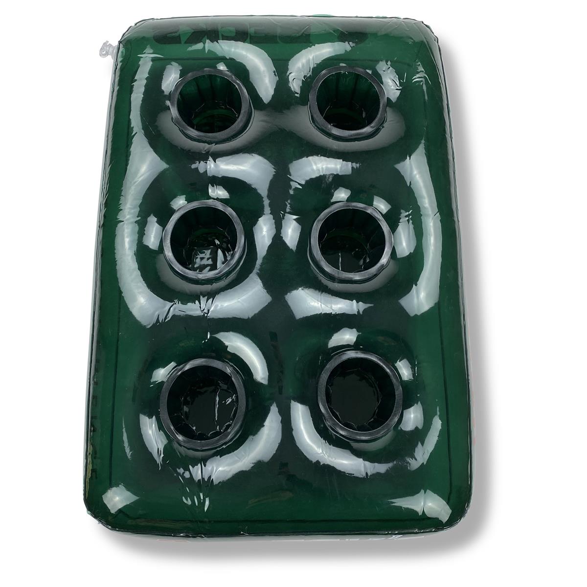 1x Becks Beer Inflatable Drink Holder Pool Green – View 2