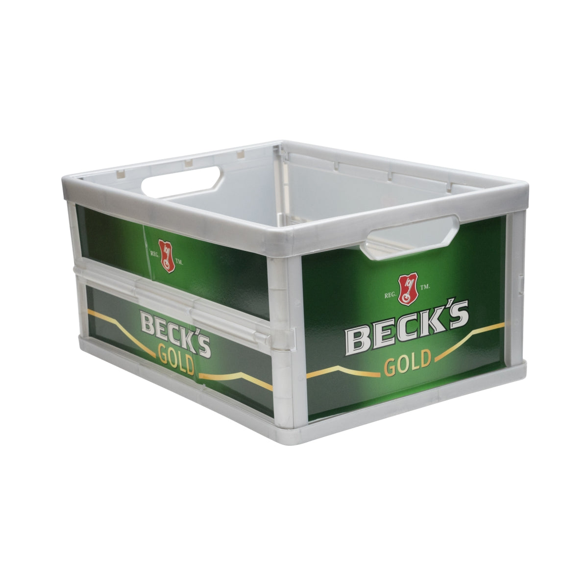 1x Becks Beer Folding Box Becks Gold 47x35x23 – View 2