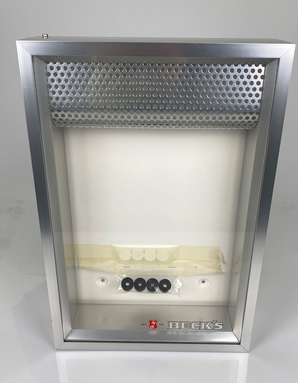 1x Becks Beer Display Case LED Menu Board 30 x 45 x 9