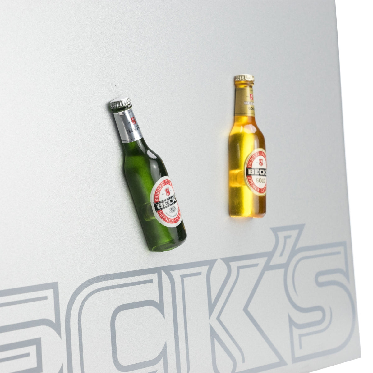 1x Beck's Beer Key Magnet Board, Silver – View 3