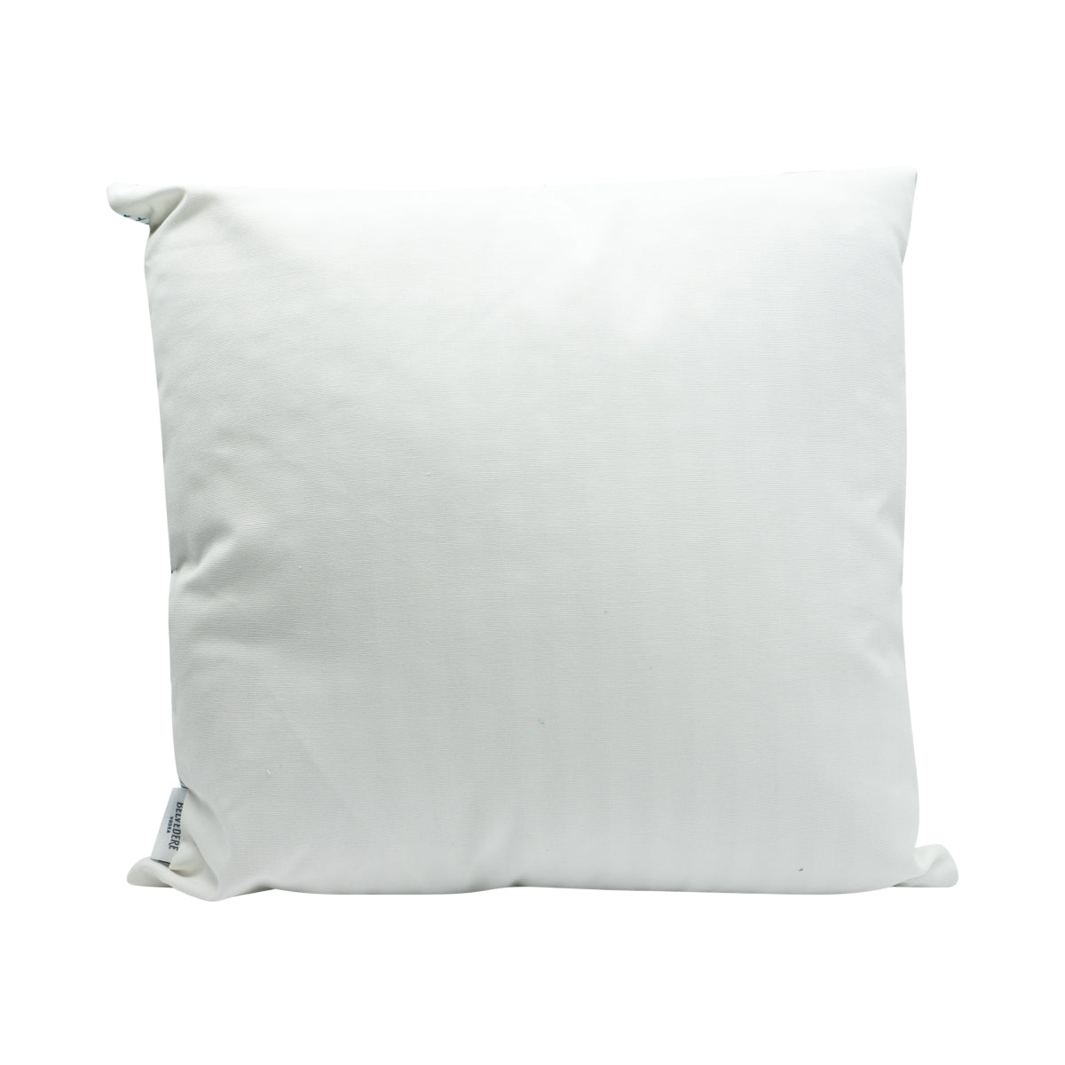 1x Belvedere Vodka cushion, white with blue logo – View 2
