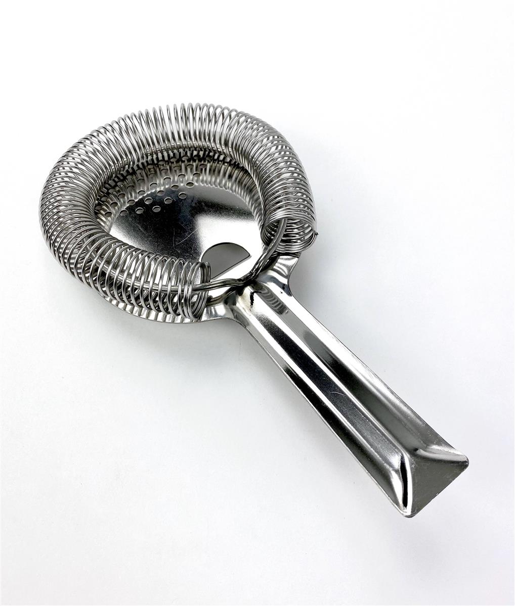1x Bols liqueur bar strainer, silver metal – View 3