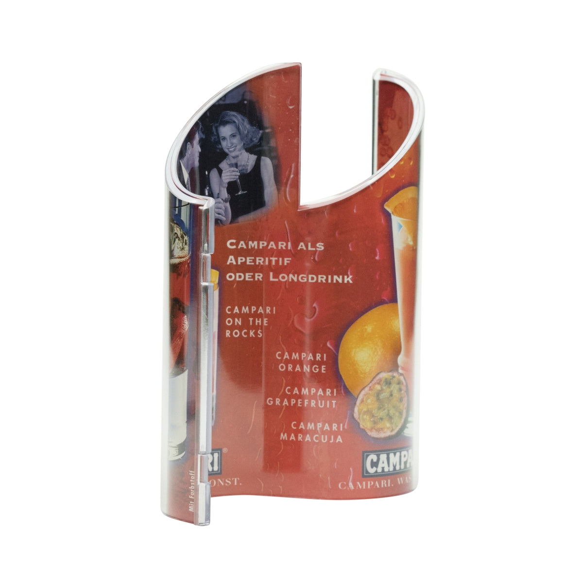 1x Campari liqueur table display, wavy – View 2