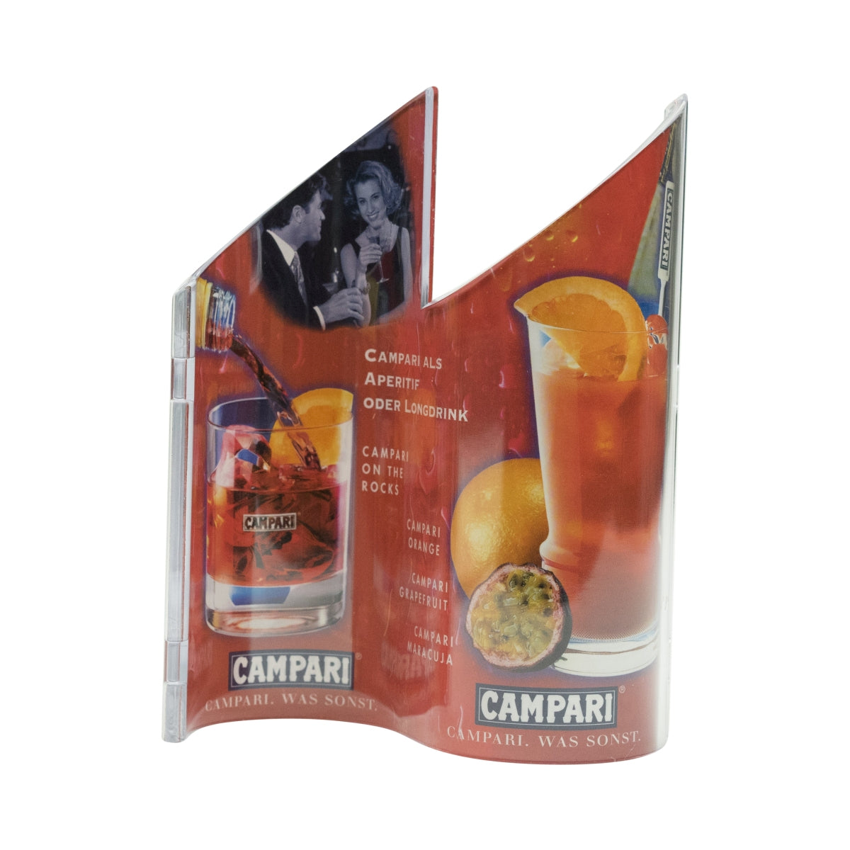 1x Campari liqueur table display, wavy – View 3