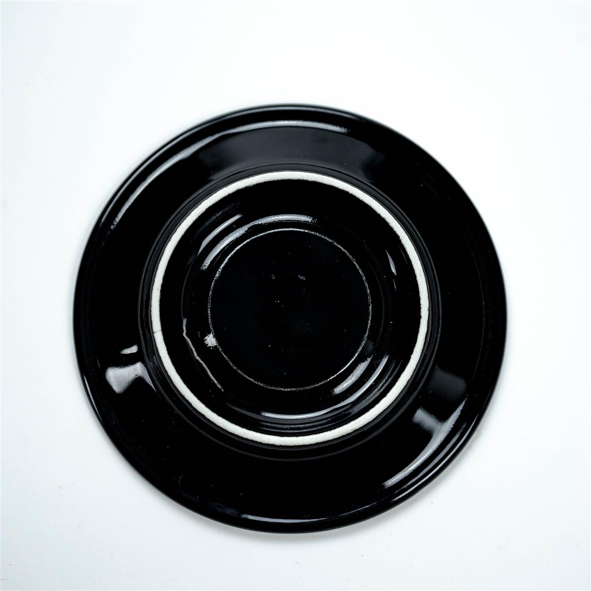 1x Chaqwa coffee saucer, black, 12 cm – View 2