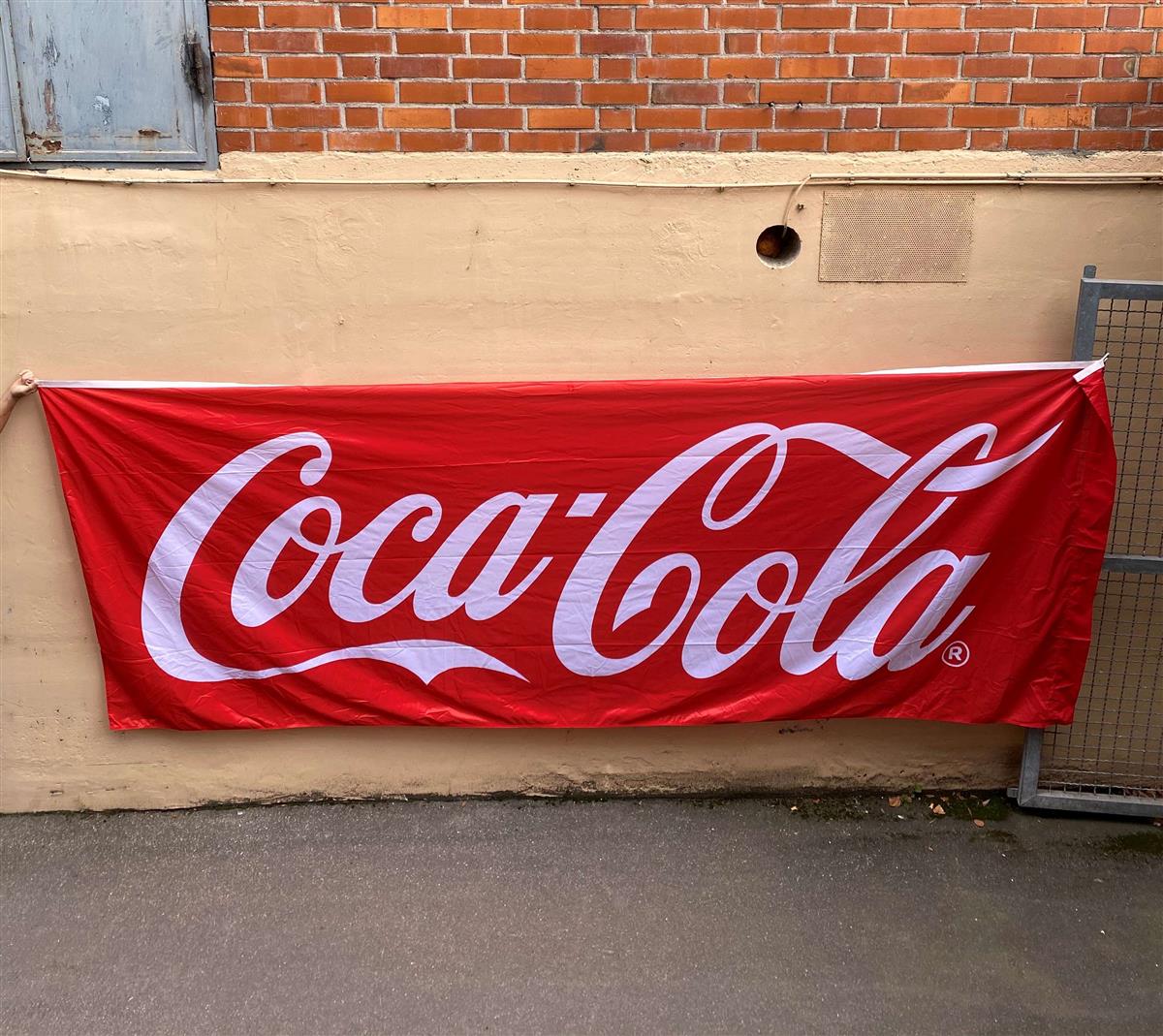 1x Coca Cola soft drinks flag XL banner 400 x 150 – View 2