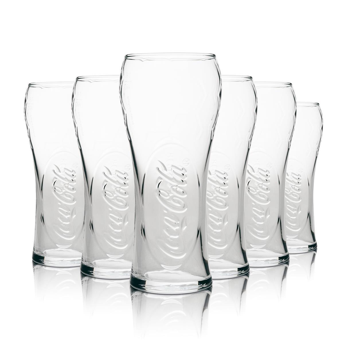 1x Coca Cola soft drink glass UEFA Euro 2008 relief