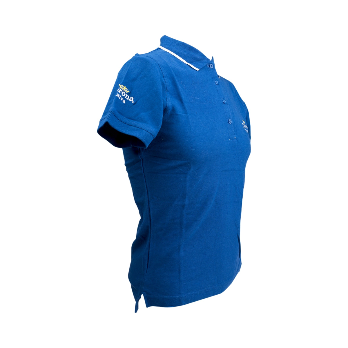 1x Corona Beer Polo Shirt Women's Blue Size S – View 3