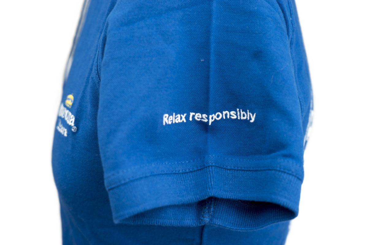 1x Corona Beer Polo Shirt Women's Blue Size S – View 6