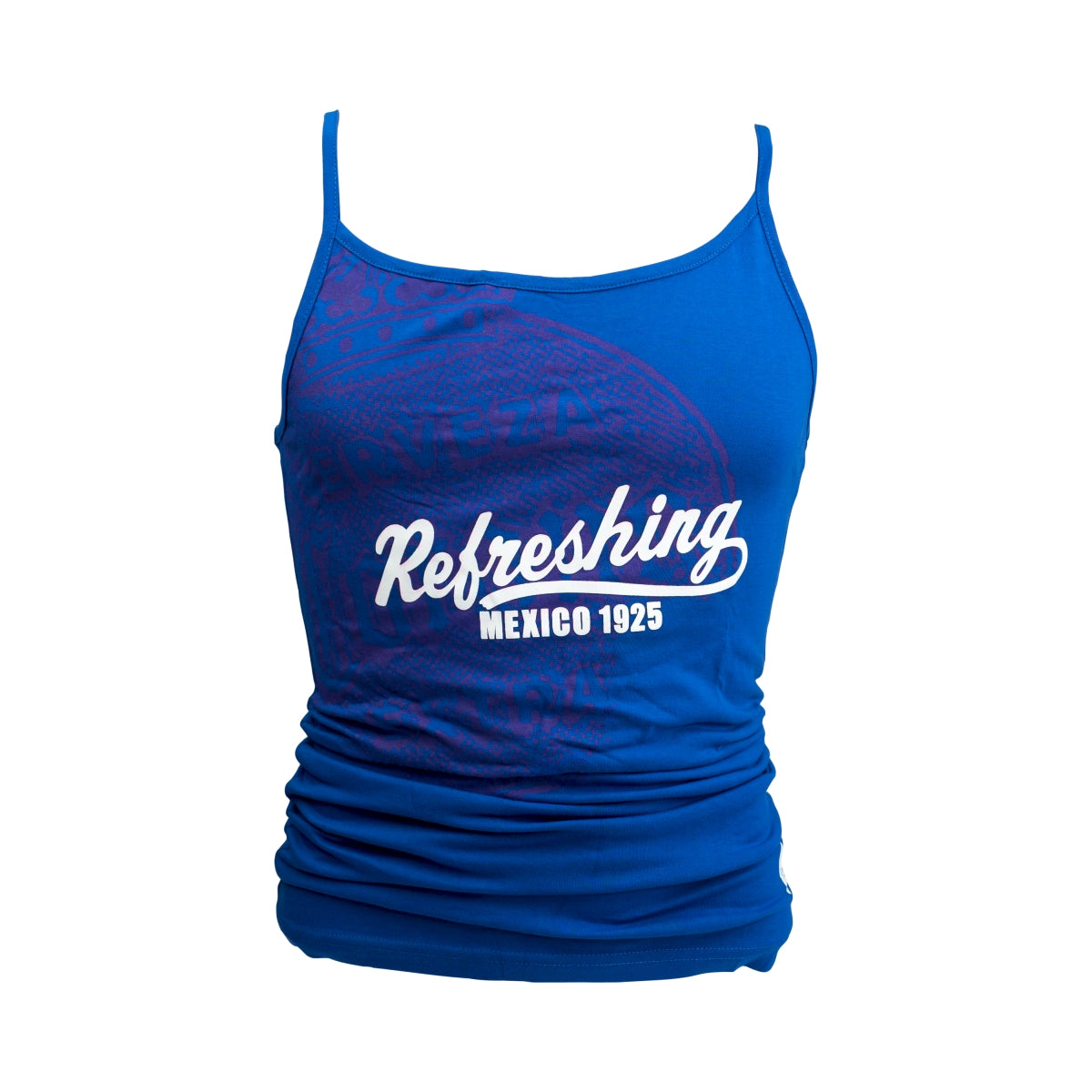 1x Corona Beer Tank Top Women Blue Refreshing Size M
