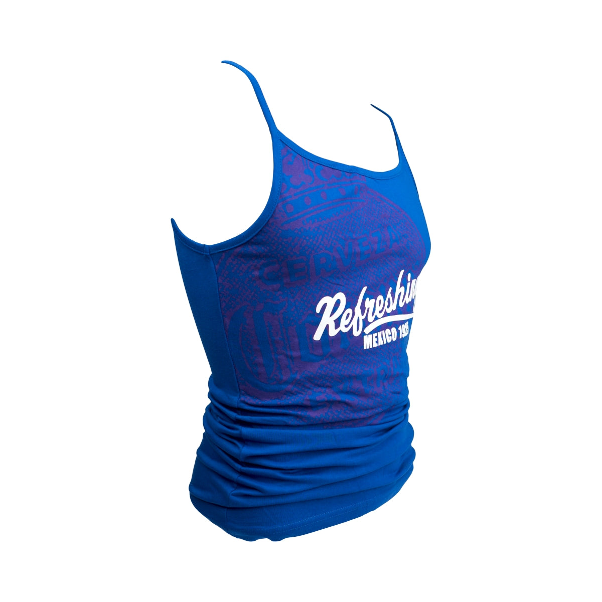 1x Corona Beer Tank Top Women Blue Refreshing Size M – View 2