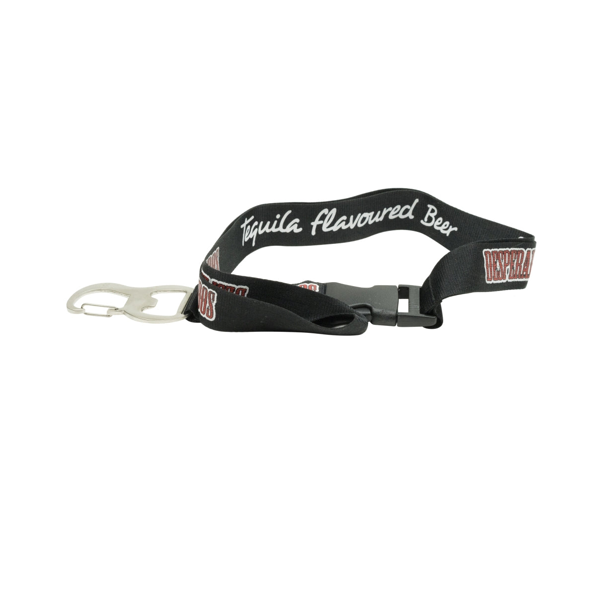 1x Desperados beer lanyard, black, with bottle opener – View 2