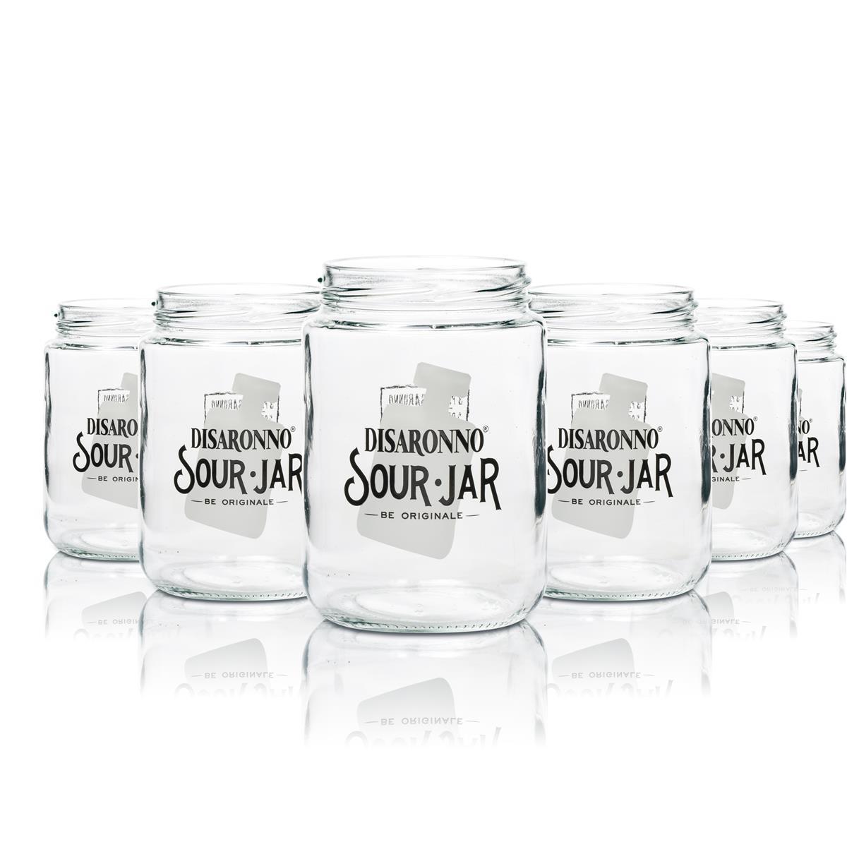 1x Disaronno Sour Glass 0.35l Preserving Jar Large Without Lid