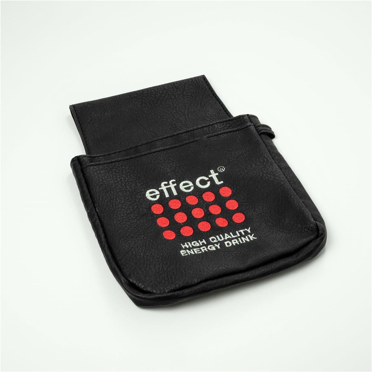 1x Effect Energy wallet holder, black faux leather