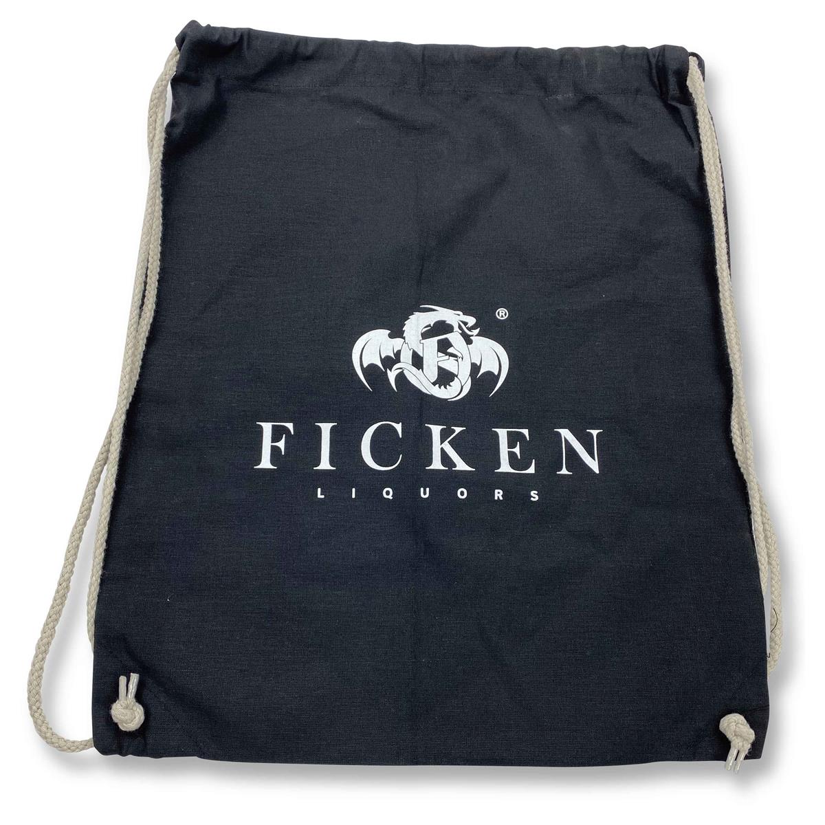 1x Fuck Liqueur Jute Bag Black
