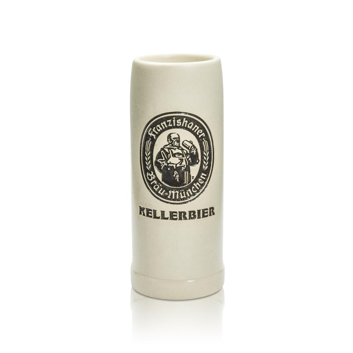 6x Franziskaner beer mug, clay, 0.2 l, cellar beer – View 2