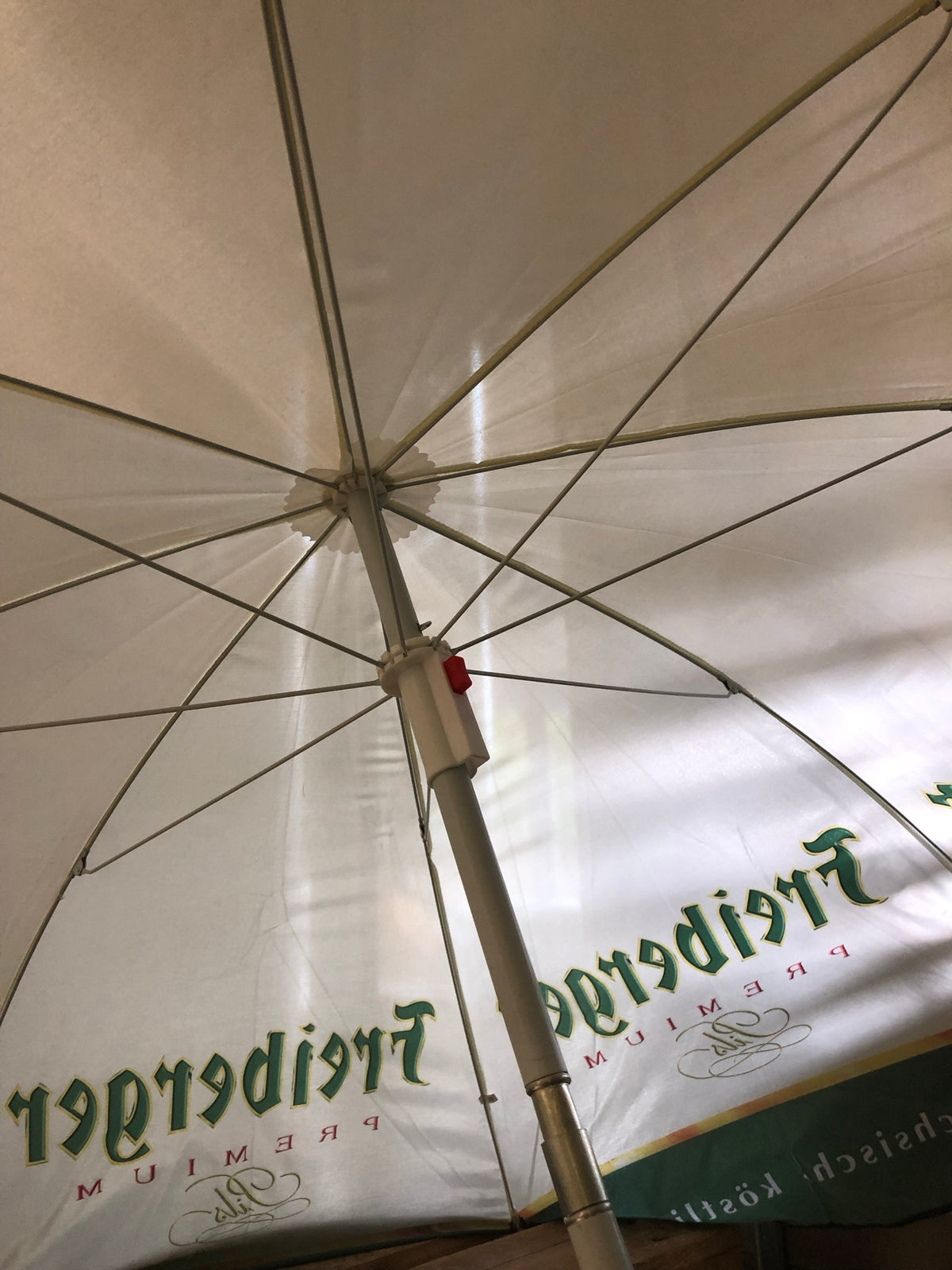1x Freiberger beer parasol yellow/green 1.50m – View 4