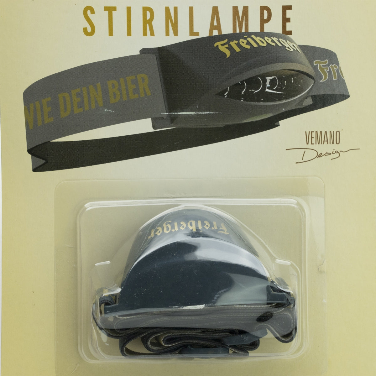 1x Freiberger Beer Headlamp Black Vemano – View 2