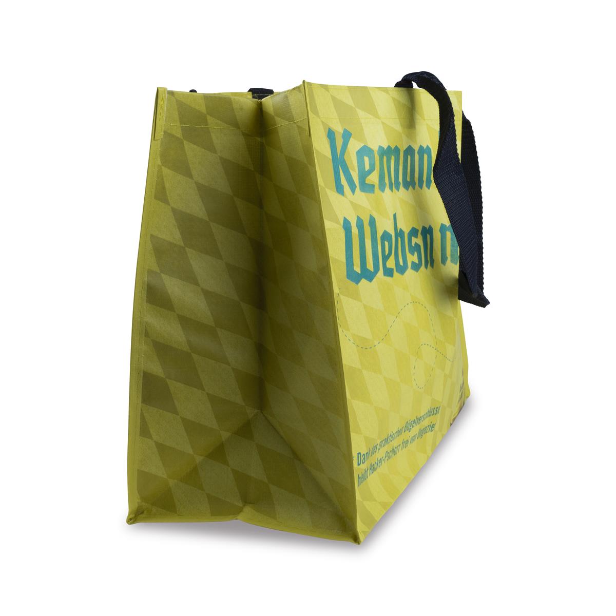 1x Hacker Pschorr beer bag shopping bag, yellow – View 2