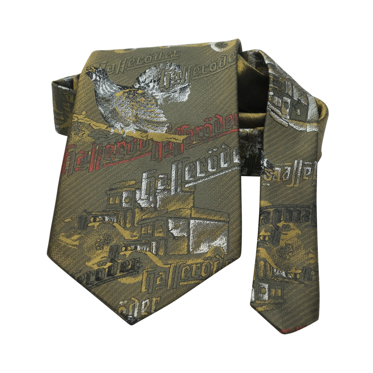 1x Hasseröder beer tie, brown