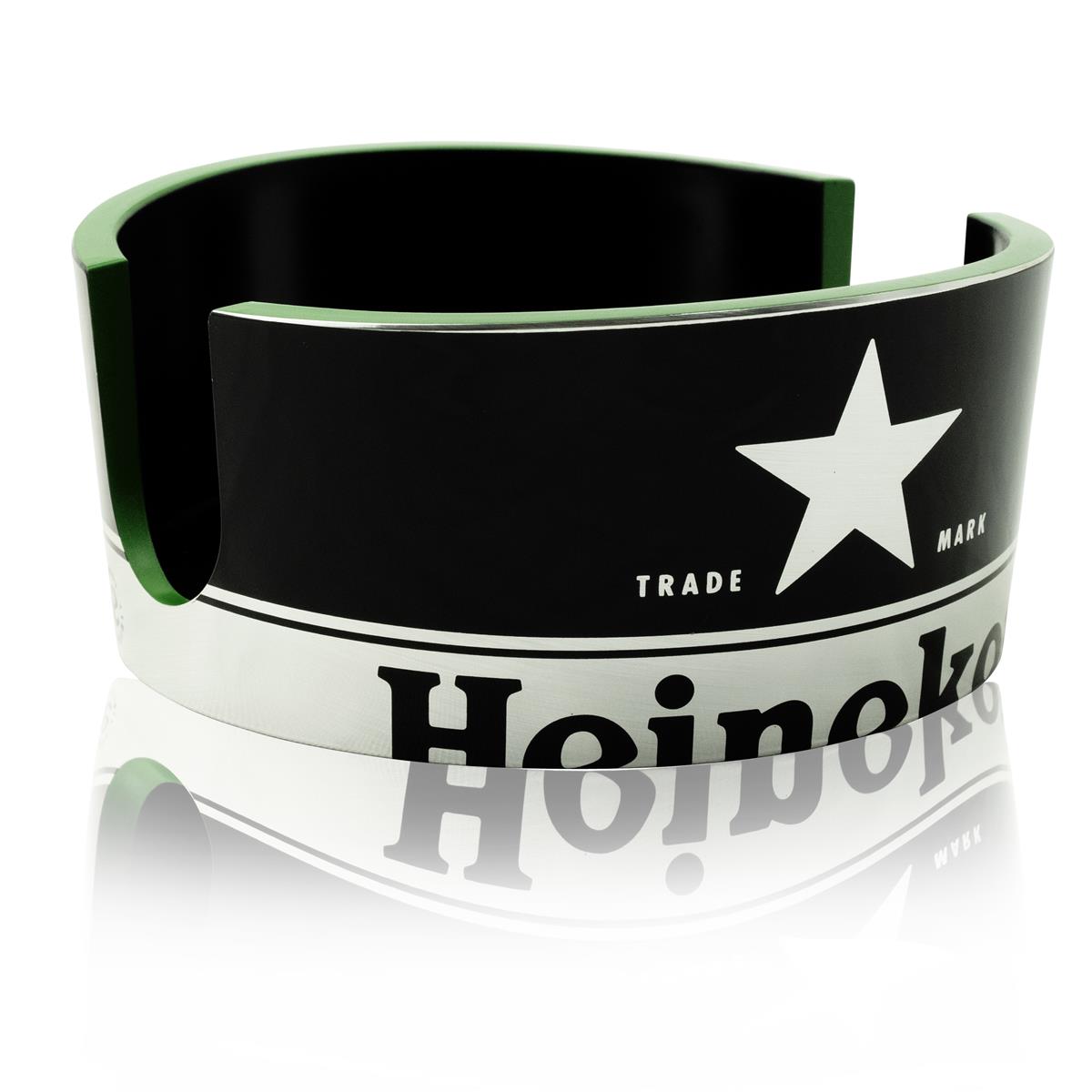 1x Heineken beer ashtray, black
