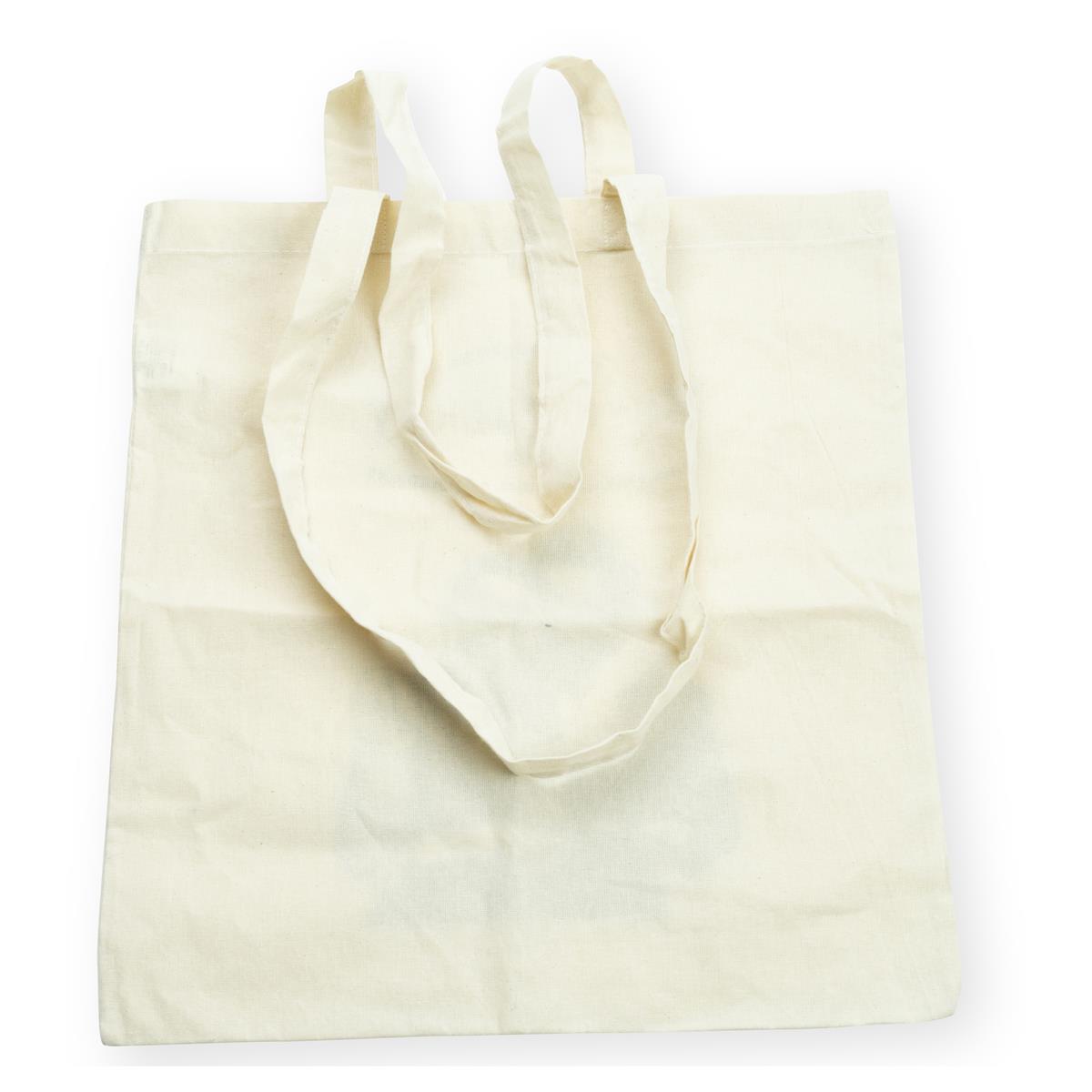 1x Huckleberry Gin Jute Bag, Natural with Print, 38x42 – View 2