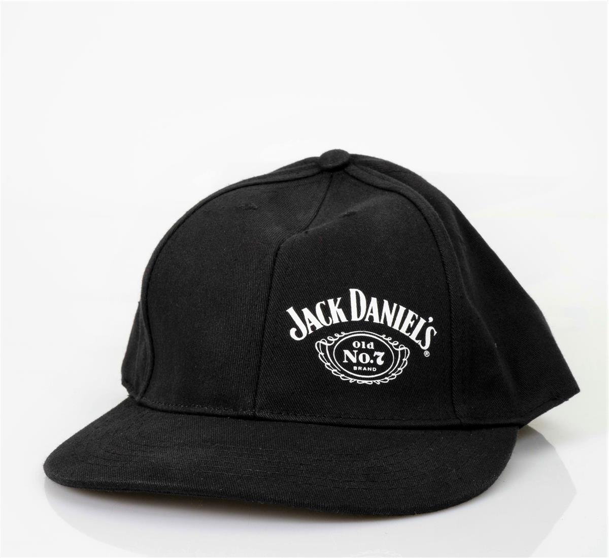 1x Jack Daniels Whiskey Cap Black No. 7 Snapback