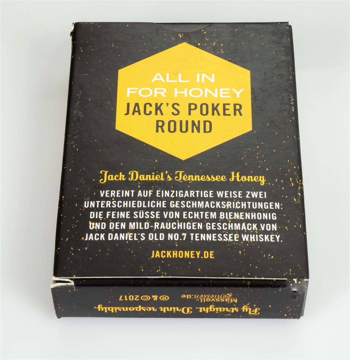 1x Jack Daniels Whiskey Card Game Honey – View 2